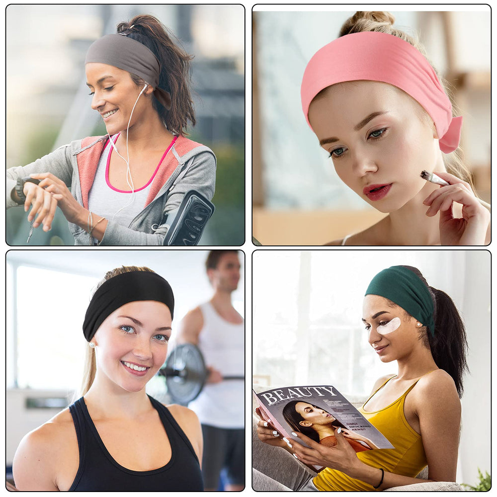 WILLBOND yoga-running headband supports comfortable wear with breathable fabric during activity.