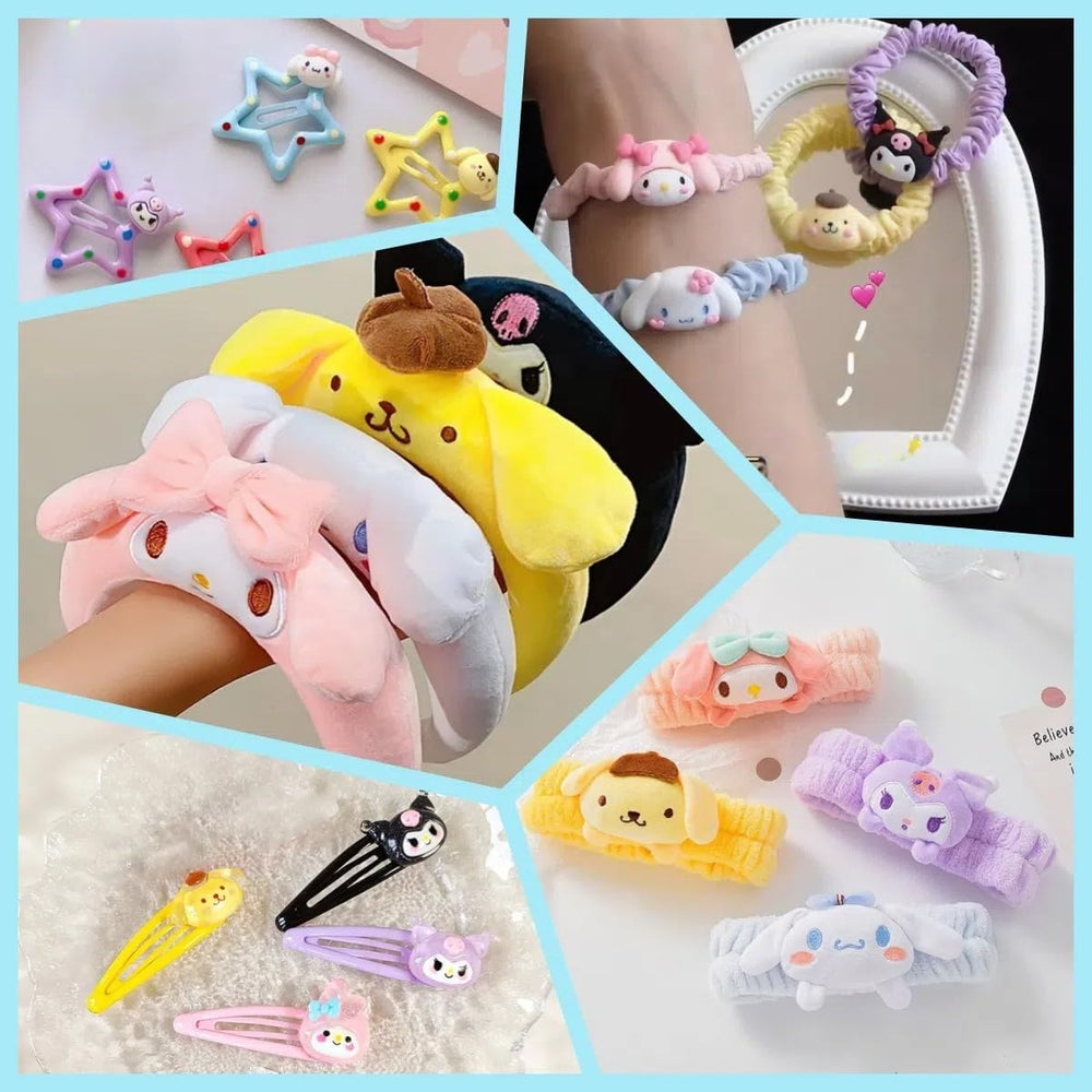 WINBBY kawaii necklace and bracelet set—durable alloy jewelry for mix-and-match