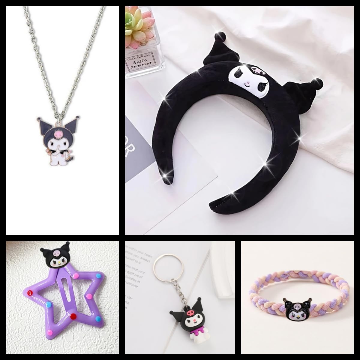 WINBBY 117Pcs necklace and bracelets add cute accents to outfits