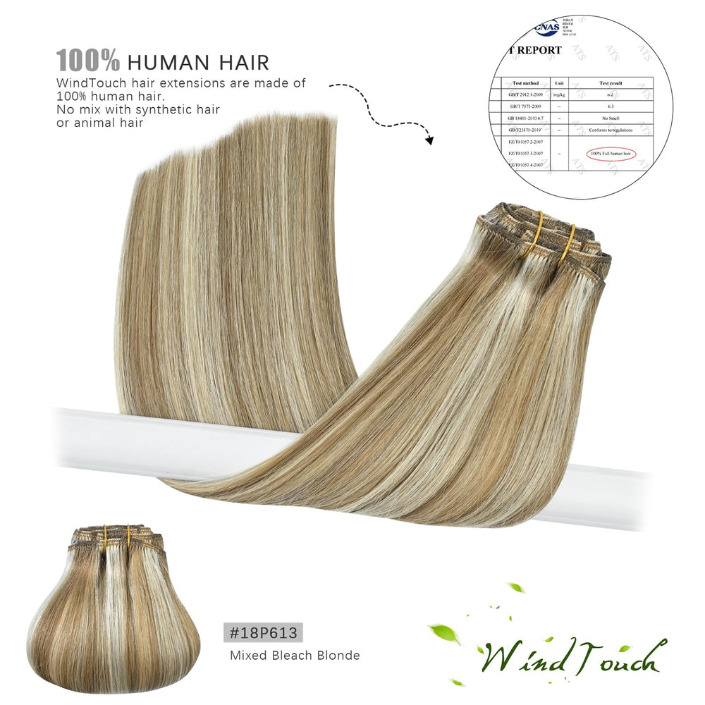 WindTouch hair strands look soft and smooth with minimal tangling.