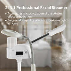 WINEDYOUNG facial steamer side view highlighting compact home setup.