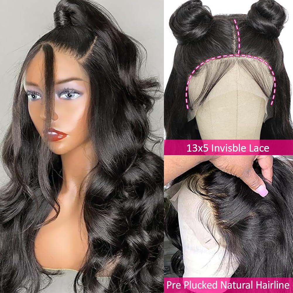 Wingirl body wave close-up highlights fullness from 220% density