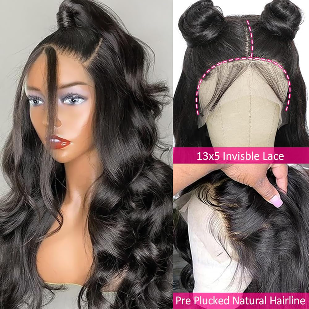 Wingirl body wave close-up highlights fullness from 220% density