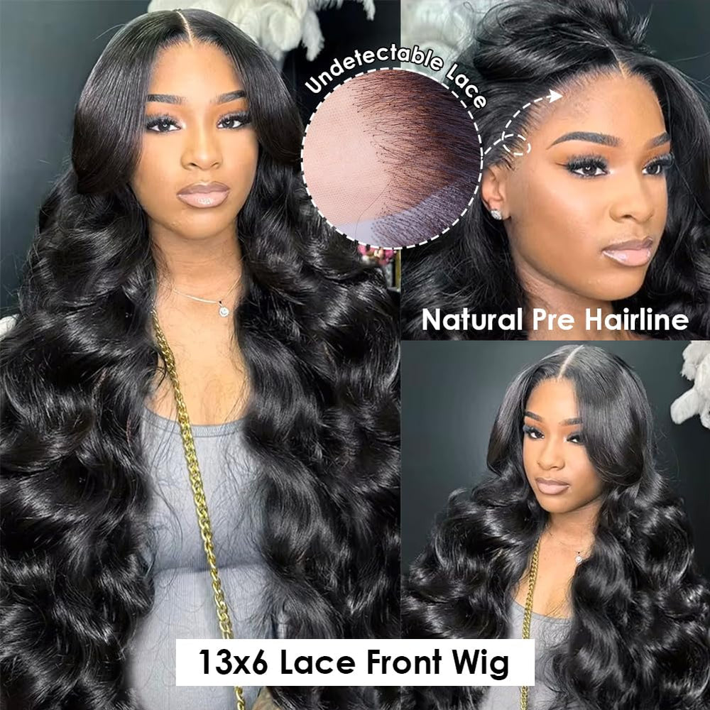 Wingirl glueless wig application closeup shows easy wear and quick styling options