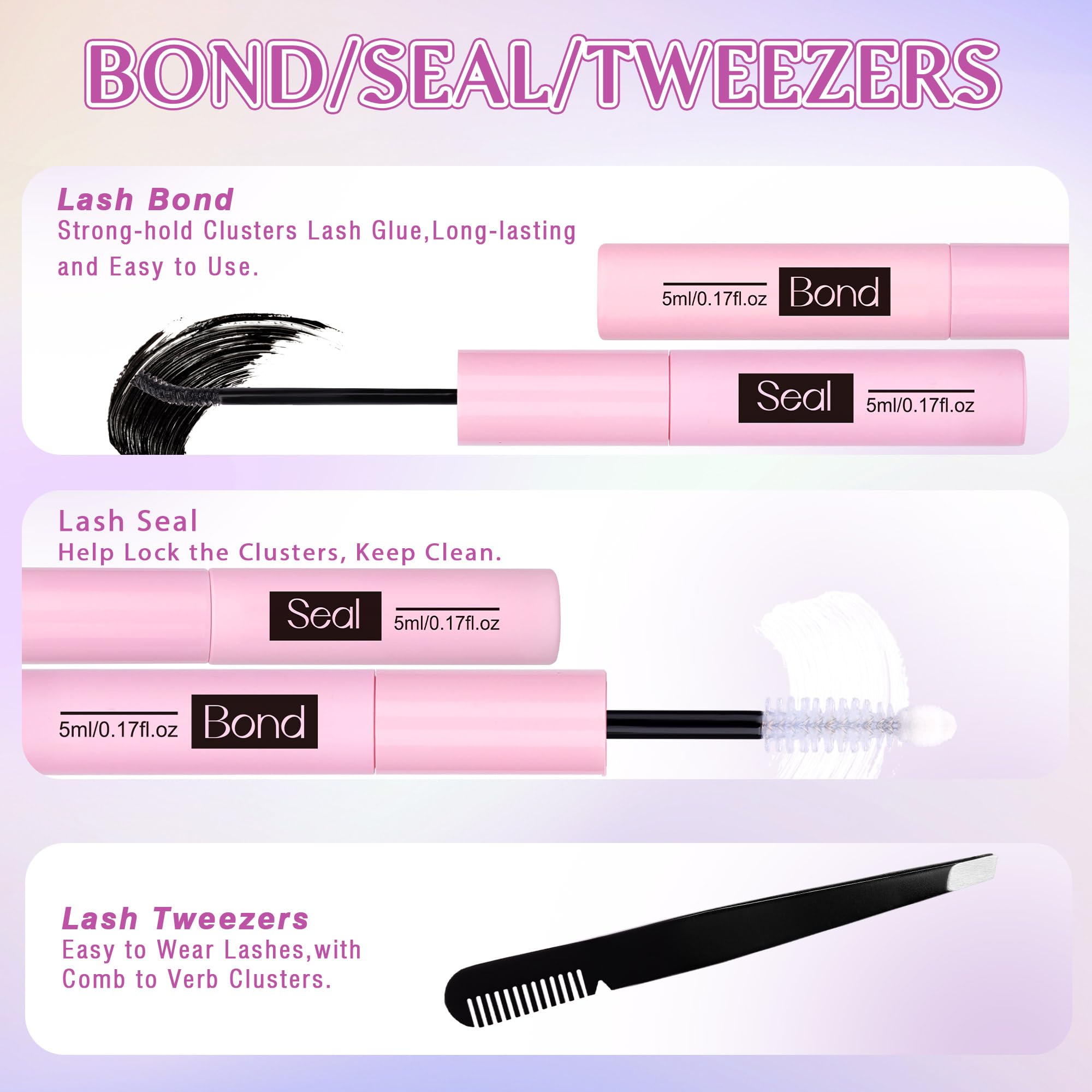 Winifred DIY at-home lashes setup image demonstrates convenient kit readiness.