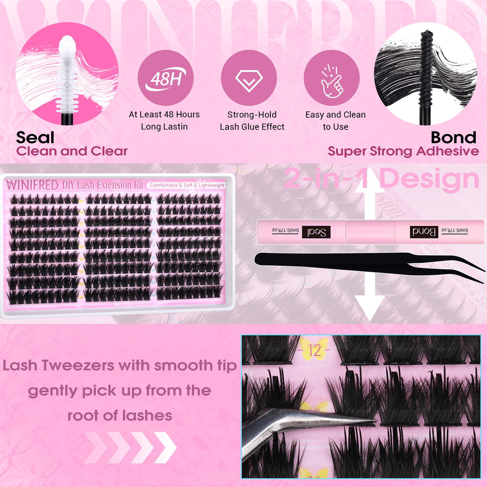 Winifred fairy lashes demo—dramatic yet comfortable anime-inspired look.