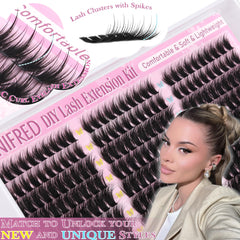 Winifred lash clusters spikes tips close-up for dramatic anime-style eyes