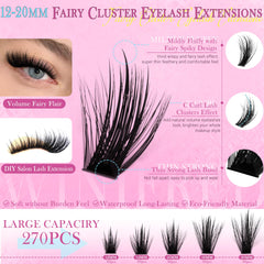 Winifred lash extensions 12-20mm length options for daily or event wear