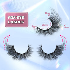 Winifred Russian Strip Lashes D-curly wispy texture adds natural fullness