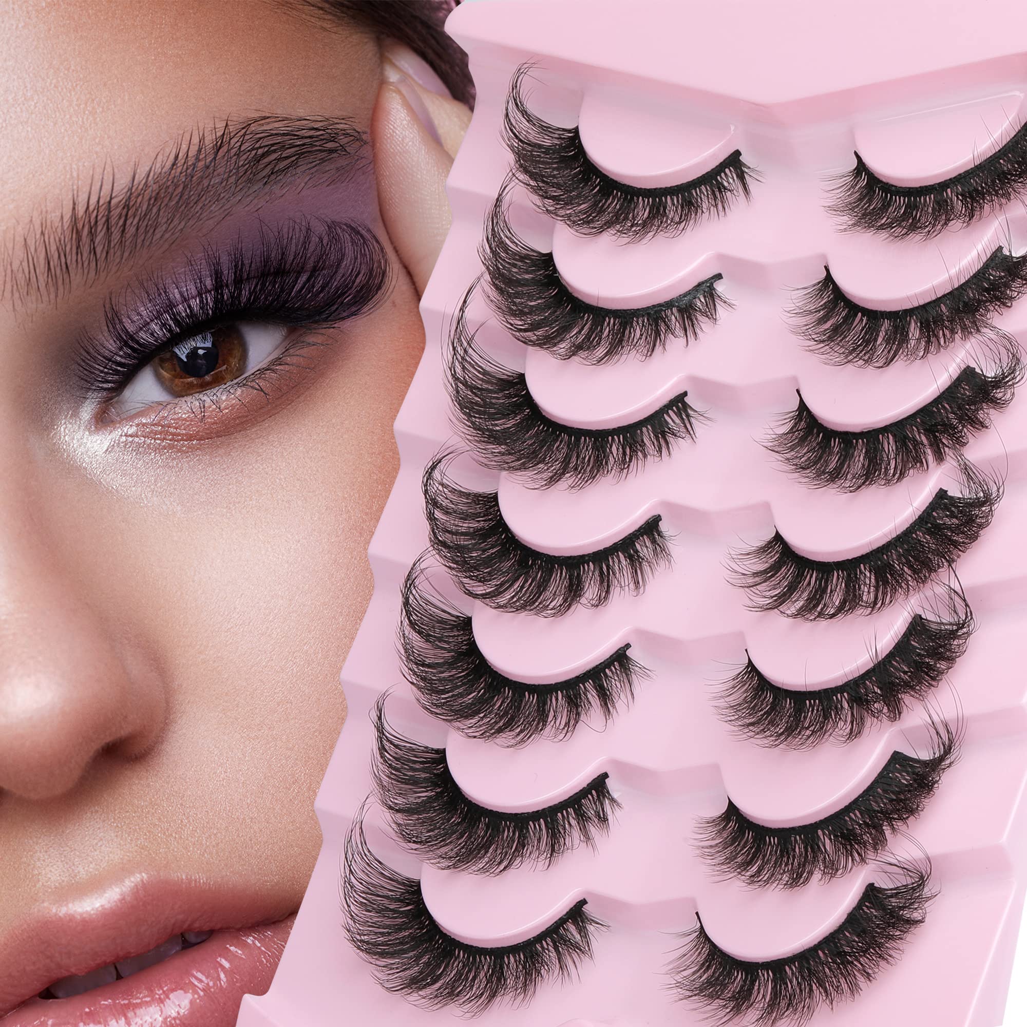 Winifred Russian Strip Lashes reusable lashes for multiple wears