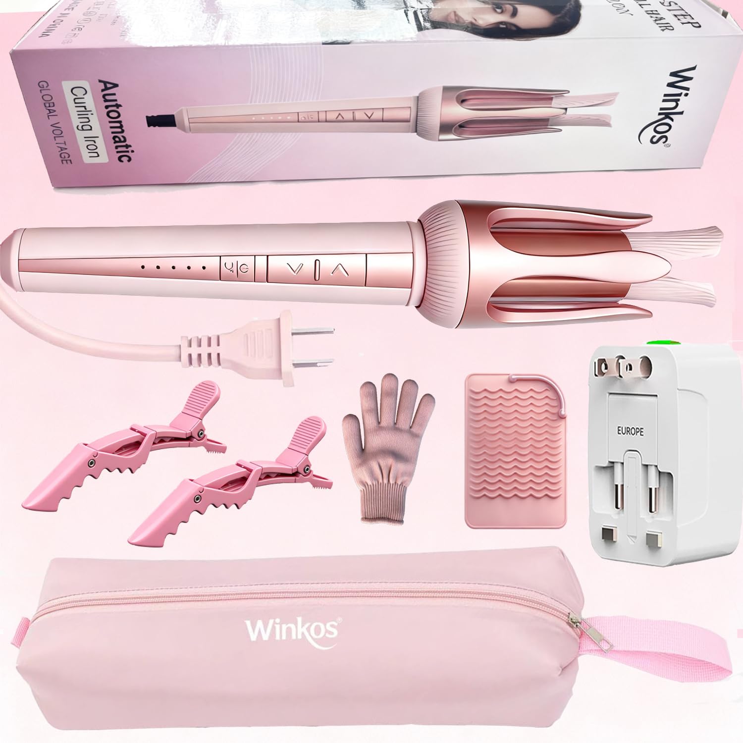 Winkos global adapter enables instant styling worldwide