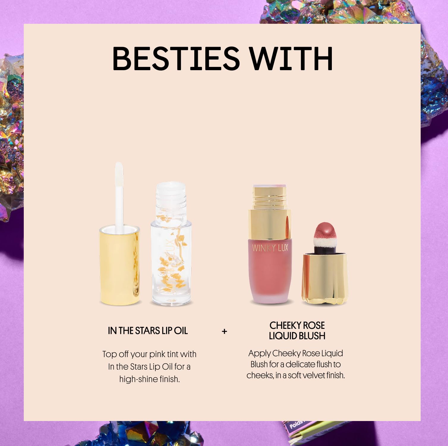 Winky Lux Aurora Glimmer Balm recyclable packaging reflects plastic-neutral commitment
