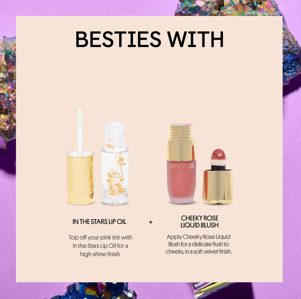 Winky Lux Aurora Glimmer Balm recyclable packaging reflects plastic-neutral commitment