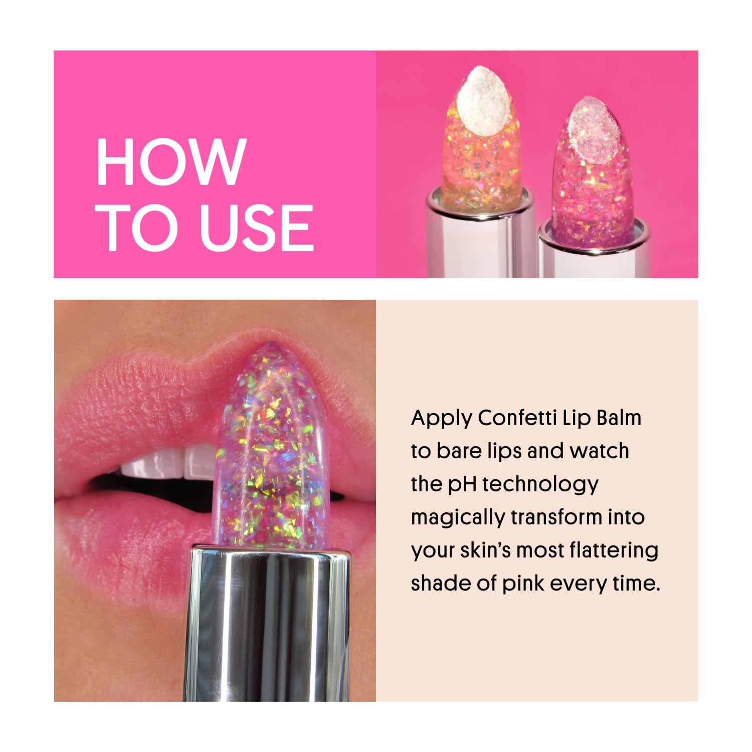 Winky Lux lip balm nourishes with jojoba oil for soft lips