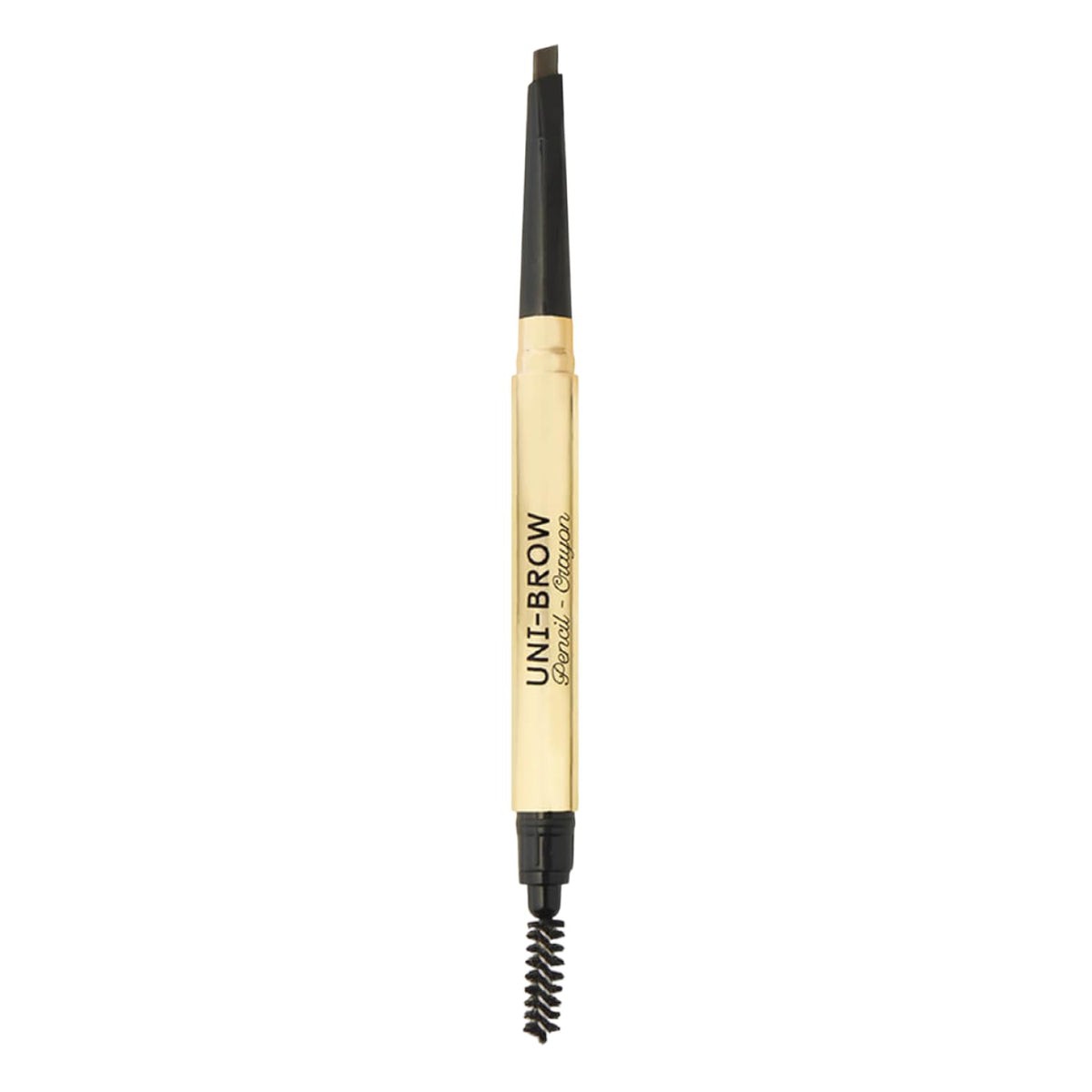 Winky Lux Uni-Brow pencil close-up highlighting the ultra-fine tip for precise strokes.