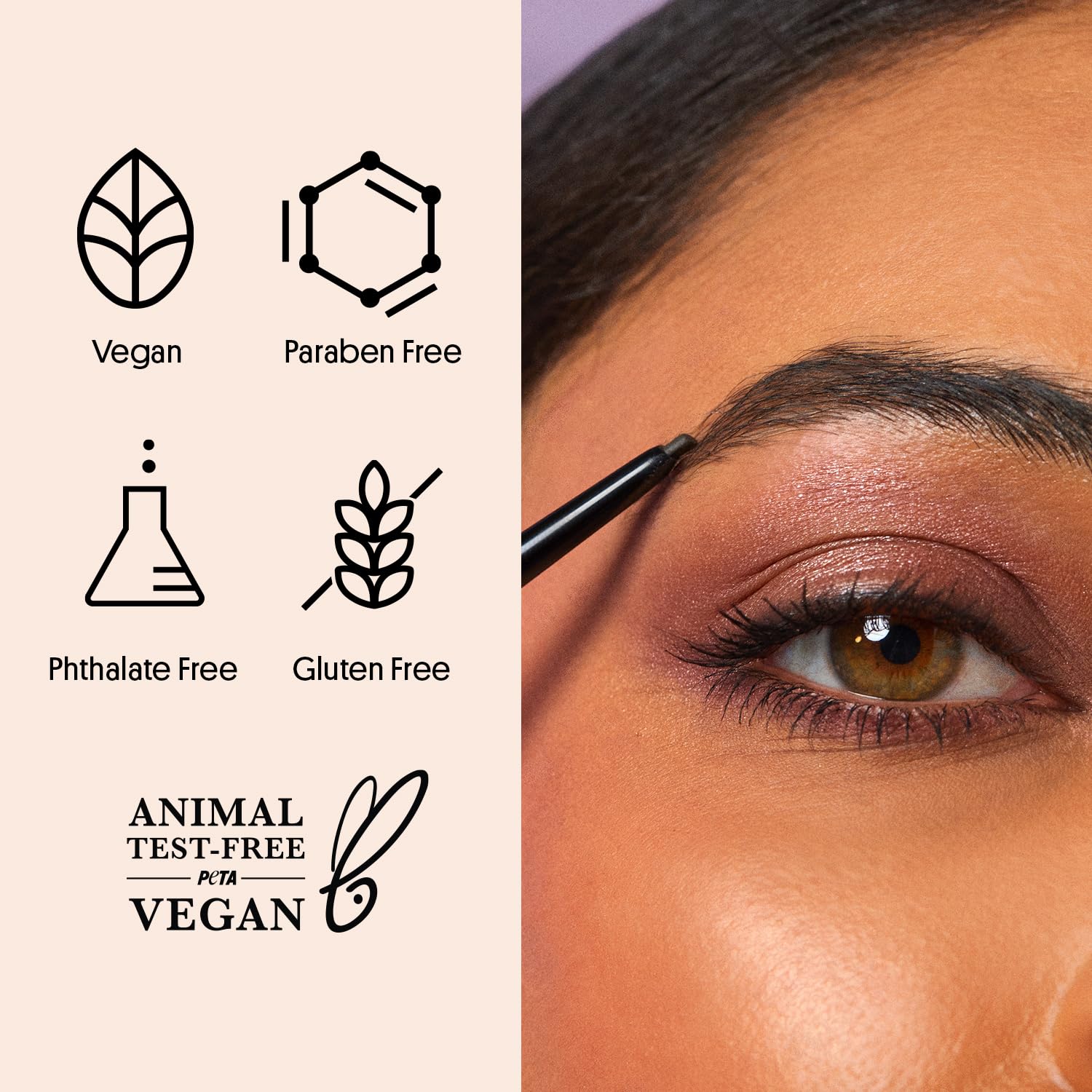 Winky Lux Uni-Brow final look with natural, fuller arches.