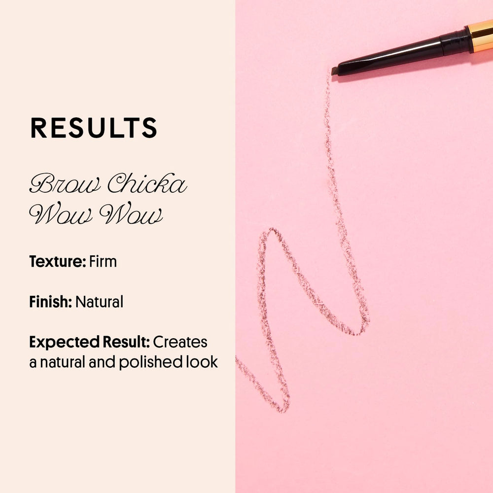 Winky Lux Uni-Brow pencil waterproof longwear keeps brows polished.