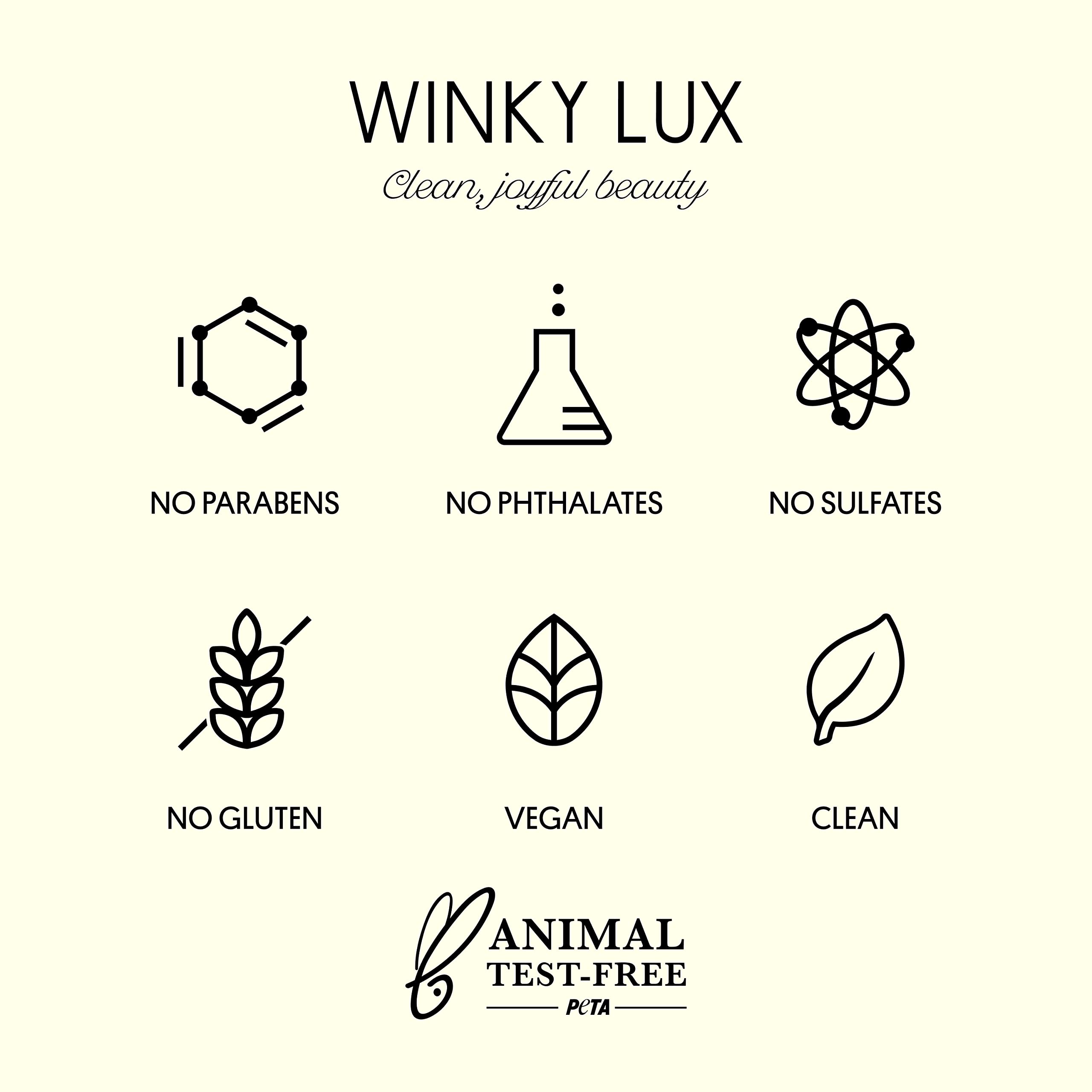 Winky Lux Wakey Wakey hydrogel texture provides soothing, long-lasting hydration.