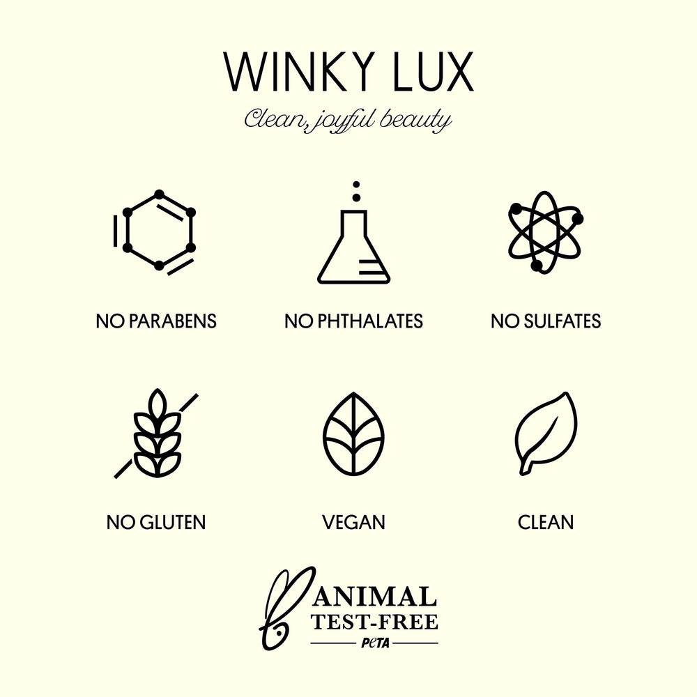 Winky Lux Wakey Wakey hydrogel texture provides soothing, long-lasting hydration.