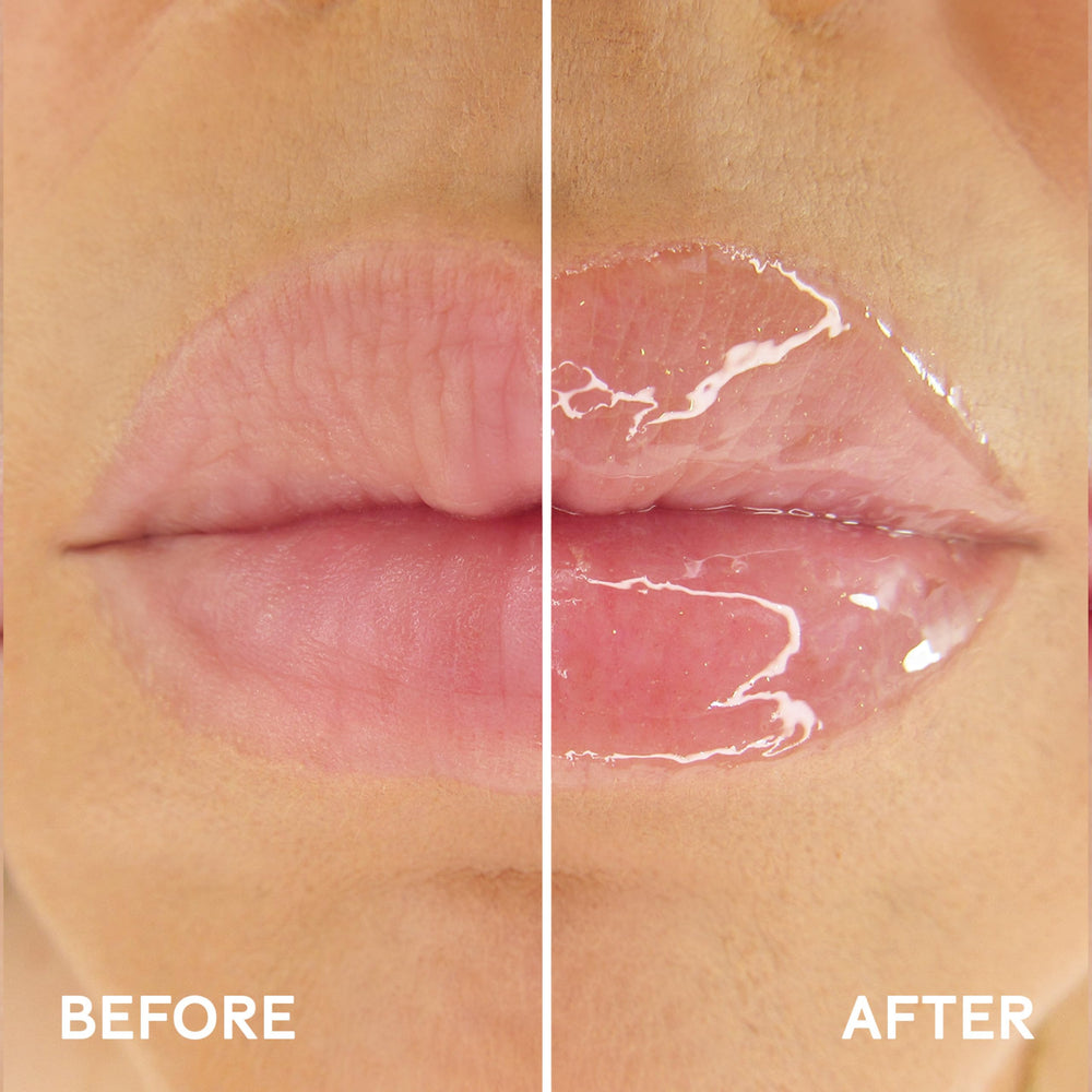 Winky Lux lip oil packaging highlights vegan cruelty-free status