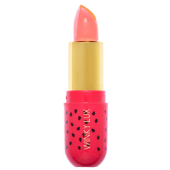 Winky Lux Watermelon Jelly lip balm packaging close-up showing cruelty-free branding.