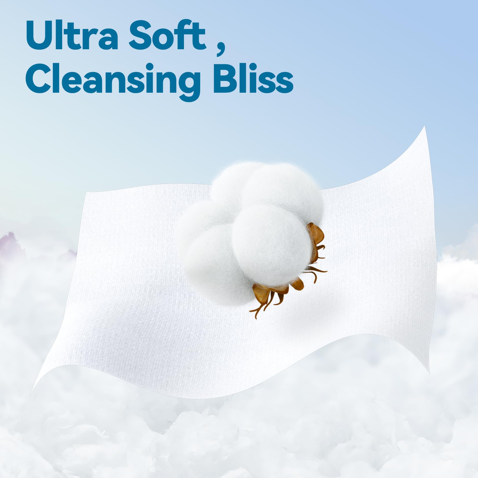 Winner biodegradable cotton face towels image focusing on sustainable materials.
