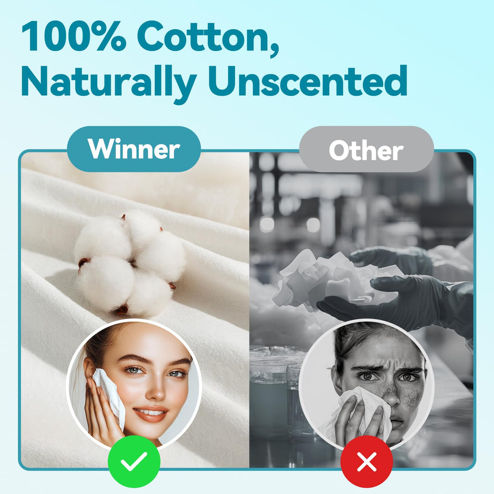 Winner face towel for makeup removal enables gentle, residue-free cleanses.