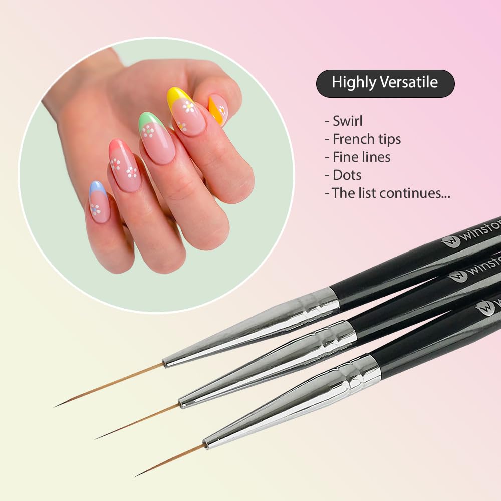Winstonia Striping Brush medium length for medium lines and detail work