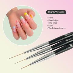 Winstonia Striping Brush medium length for medium lines and detail work