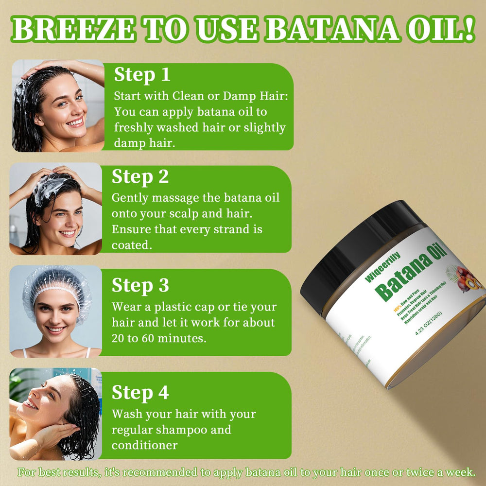 Wiqeerilly Batana Oil wrap with plastic to enhance absorption.