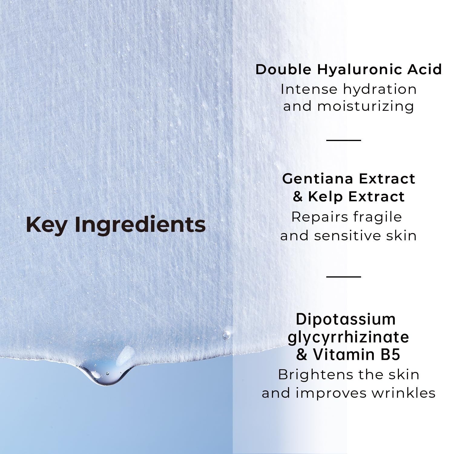 +WIS+ Hyaluronic Acid Face Mask pre-makeup hydration ideal.