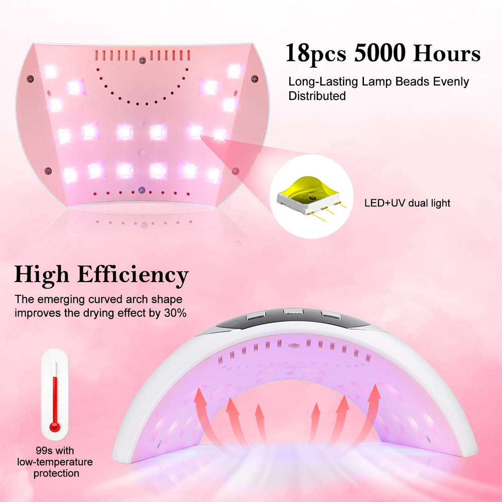 Wisdompark UV Nail Lamp compact portable design ideal for travel and dorm rooms.