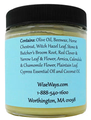 Wise Ways Herbals Witch Hazel Salve application image showing easy topical use