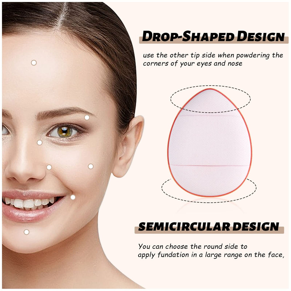 WishLotus puff works with dry or wet cosmetics for versatile use