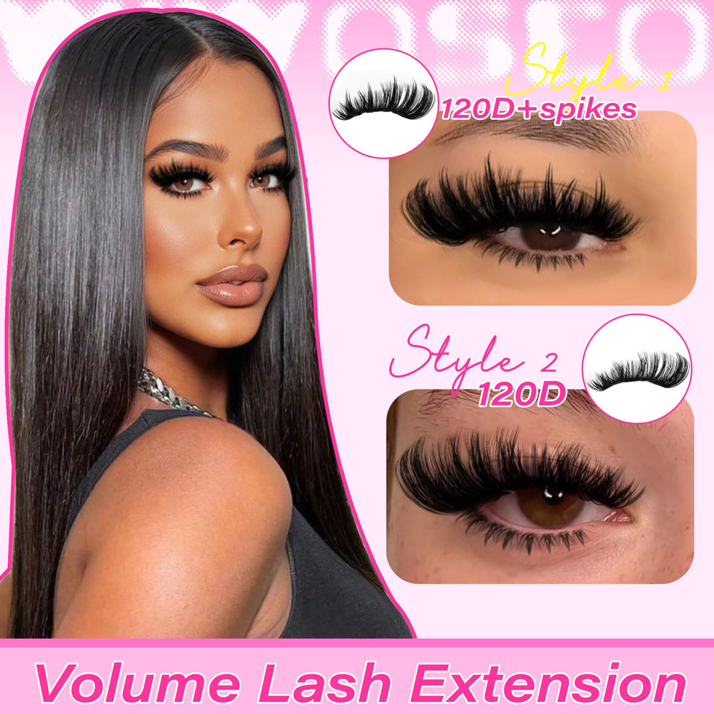 wiwoseo 16-26mm spiky lashes rows offer manga-inspired drama and versatility