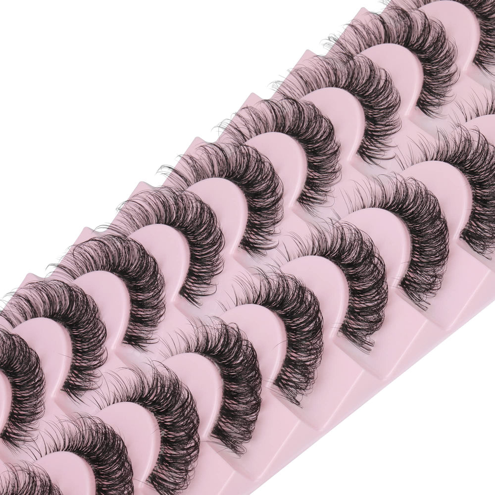 wiwoseo eyelash weightless faux mink fibers for all-day comfort