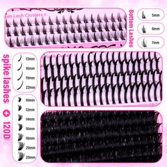 wiwoseo fairy lash clusters d-curl provides natural volume and quick enhancement