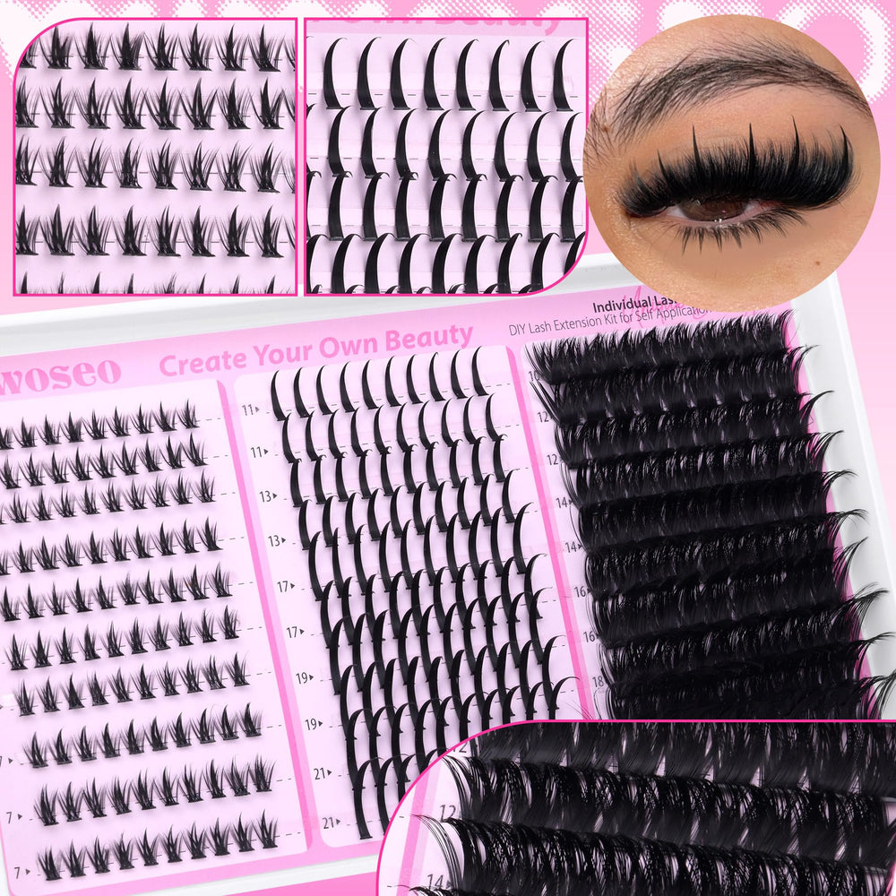 wiwoseo invisible-band bottom lashes for day-long comfort