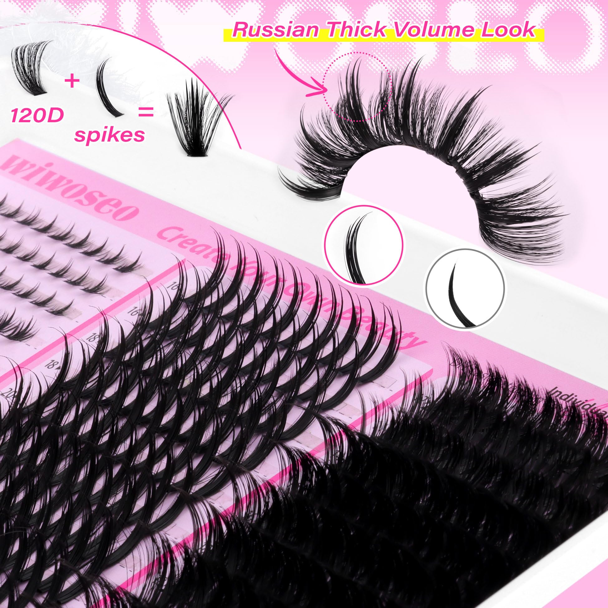 wiwoseo lash tweezers brush set helps precise placement and neat finishes