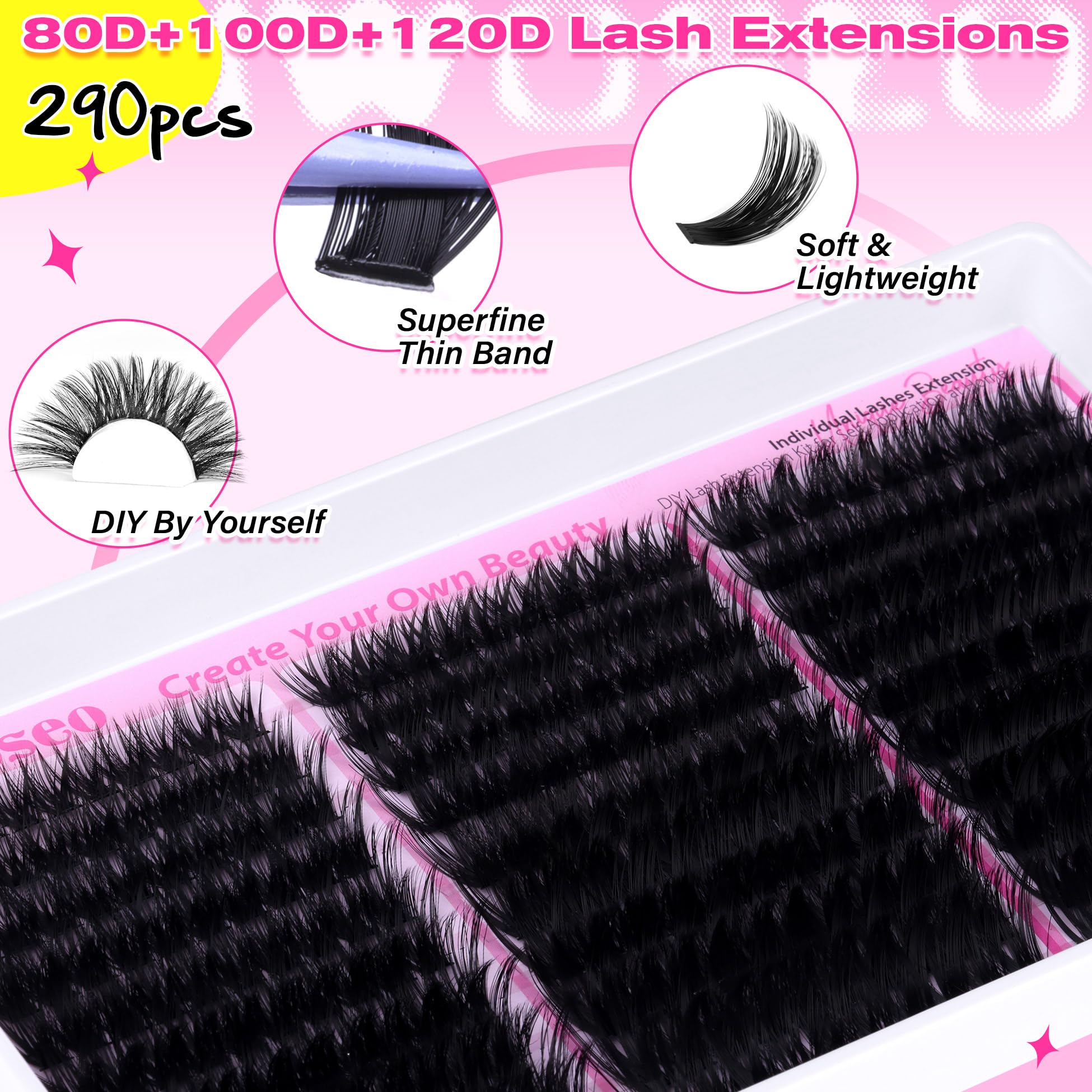 wiwoseo salon-look volume achievable with cluster kit
