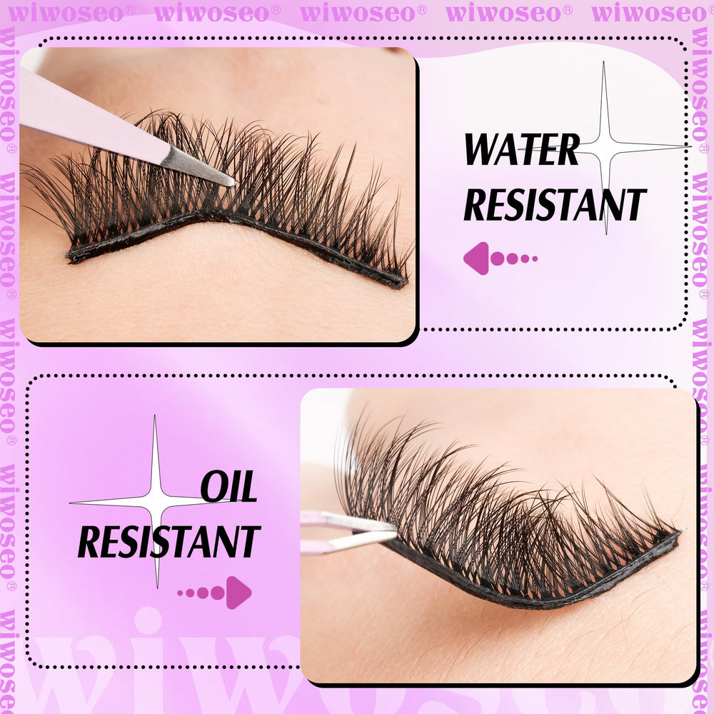 wiwoseo wispy lashes closeup highlights natural look ideal for day wear