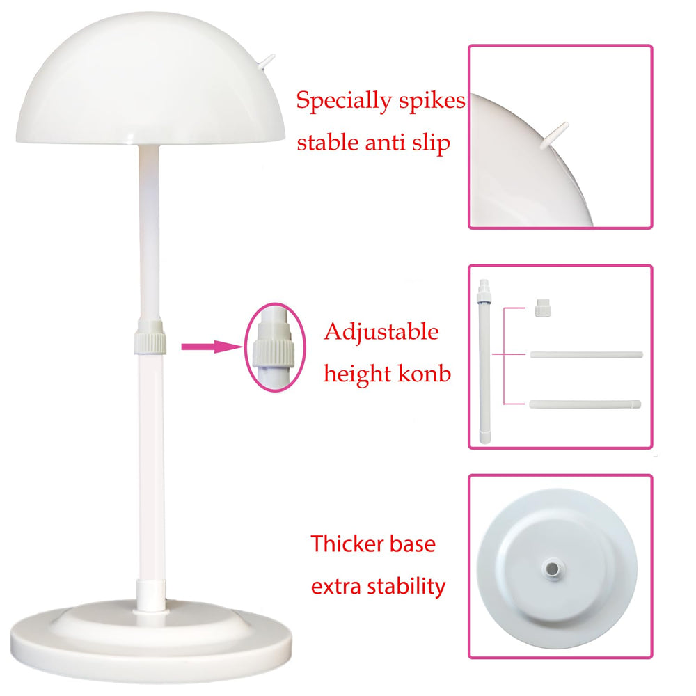 WiZiWi wig stand foldable design for compact travel