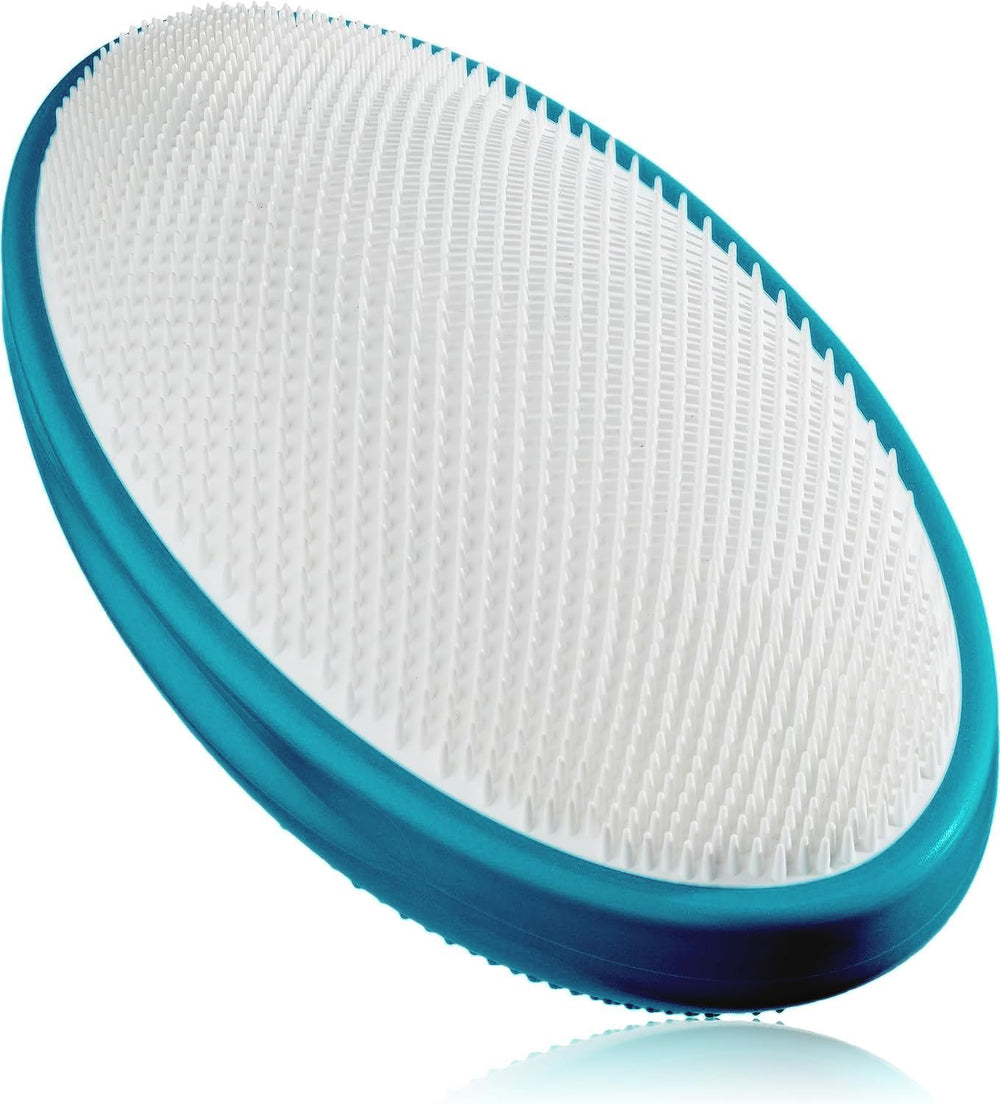 WIZKER premium brush soft-bristles close-up for gentle daily exfoliation