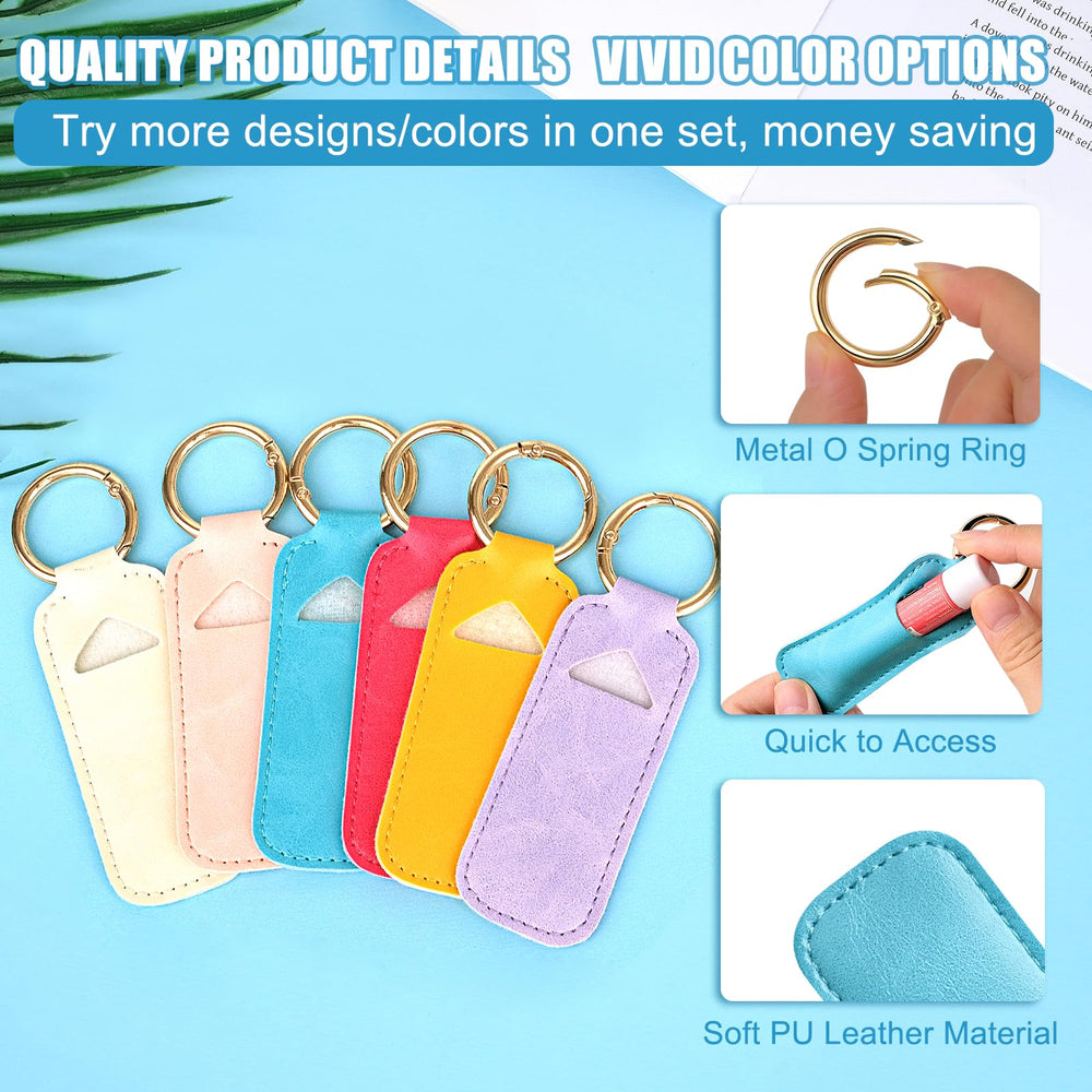WK IEASON PU leather lip sleeve offers premium feel for daily carry.