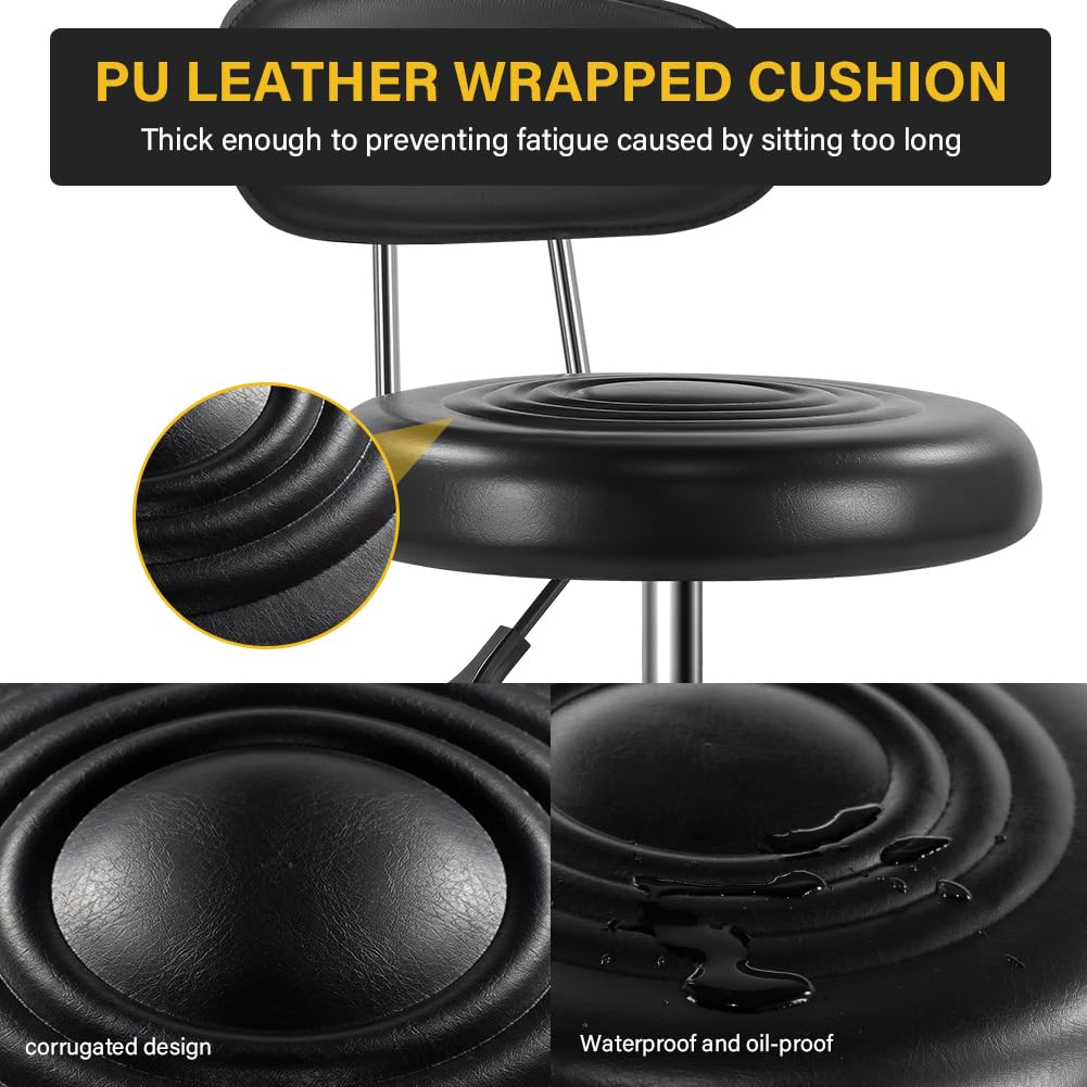WKWKER height-adjustment mechanism allows quick customization of seating height.