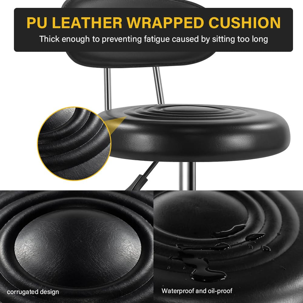 WKWKER height-adjustment mechanism allows quick customization of seating height.