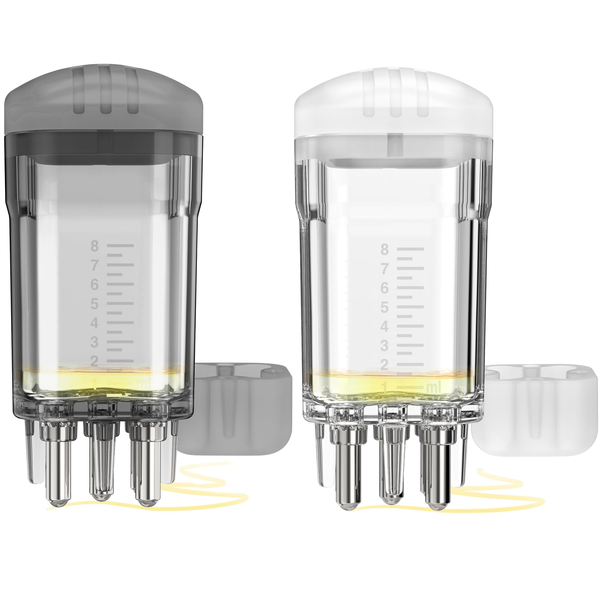 WL-YBOPRO minoxidil applicator bottle rolled on scalp for even liquid delivery