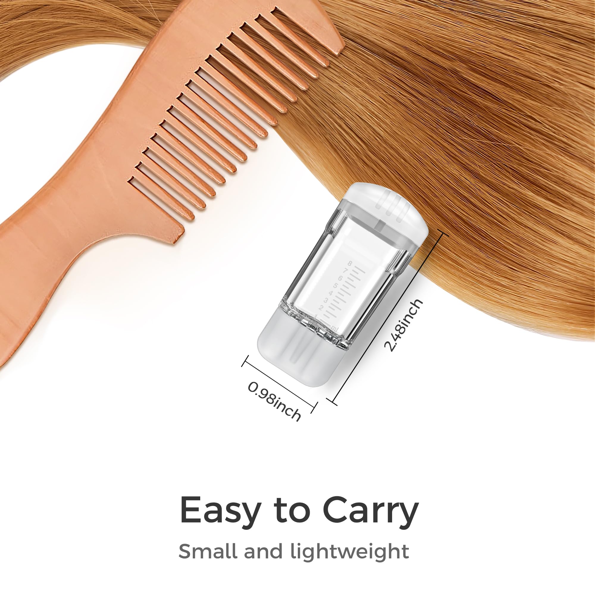WL-YBOPRO minoxidil applicator provides no-mess, grease-free use on the scalp
