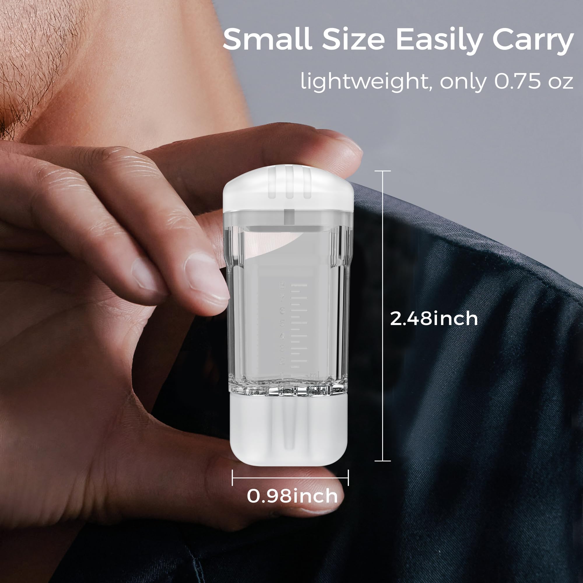 WL-YBOPRO minoxidil applicator portable travel-friendly design for on-the-go regimen