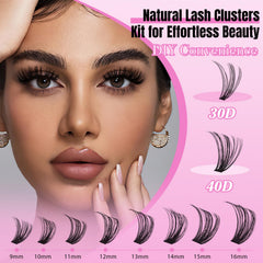 WLFRHD mix 9–16mm lashes for customizable day-to-night looks